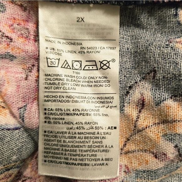 Old Navy Pink and Green Maxi A-Line Skirt - Picture 10 of 10